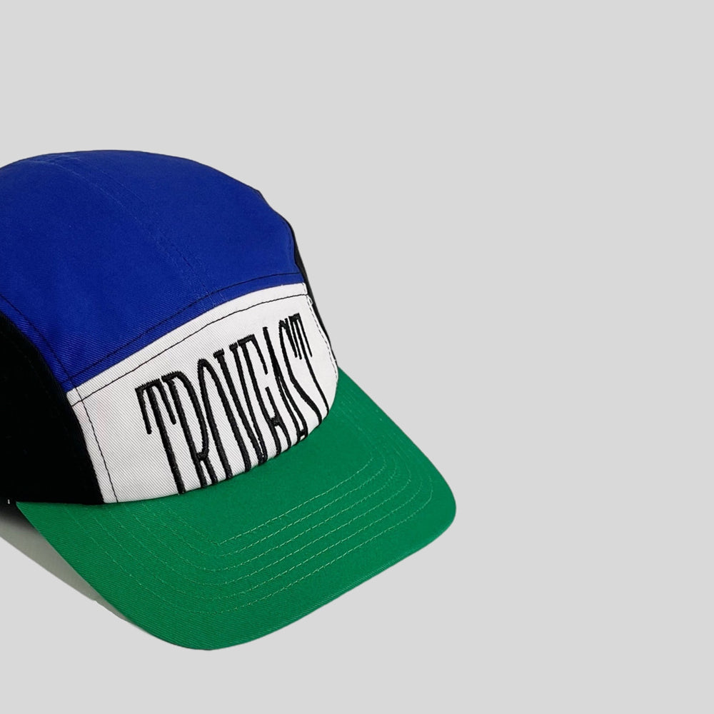Color Block Letter 5 Panel Cap