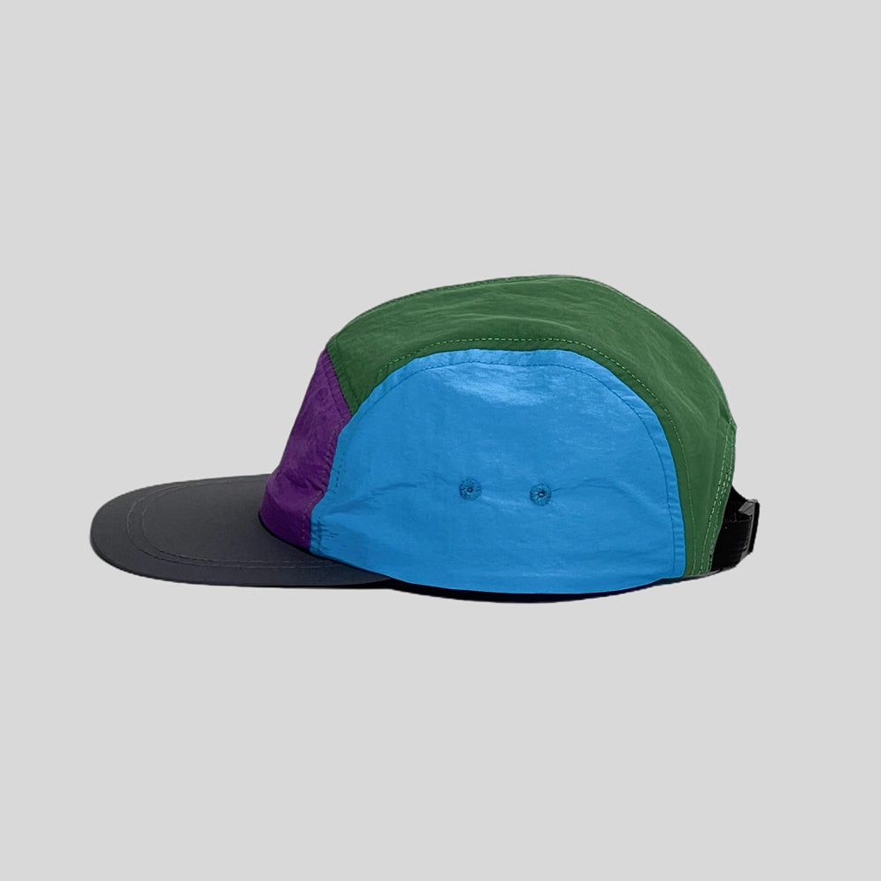 Casquette à 5 panneaux à séchage rapide Colorblock
