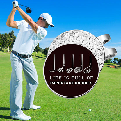 Magnetic Ball Marker Metal Golf Ball Marker Hat Clip Golf Cap Accessories