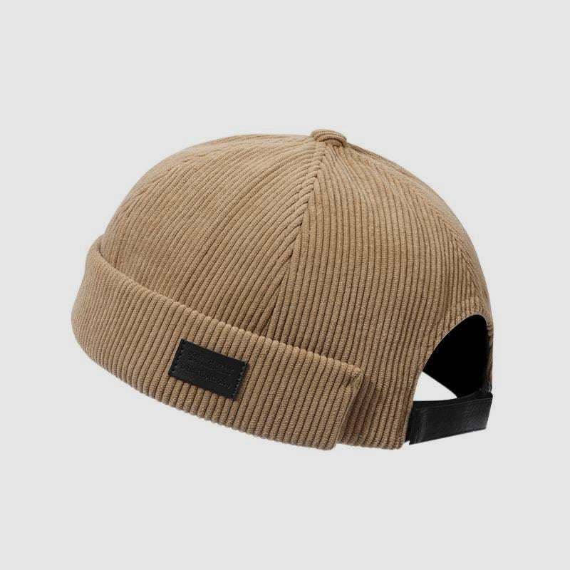 Retro Corduroy Docker Cap