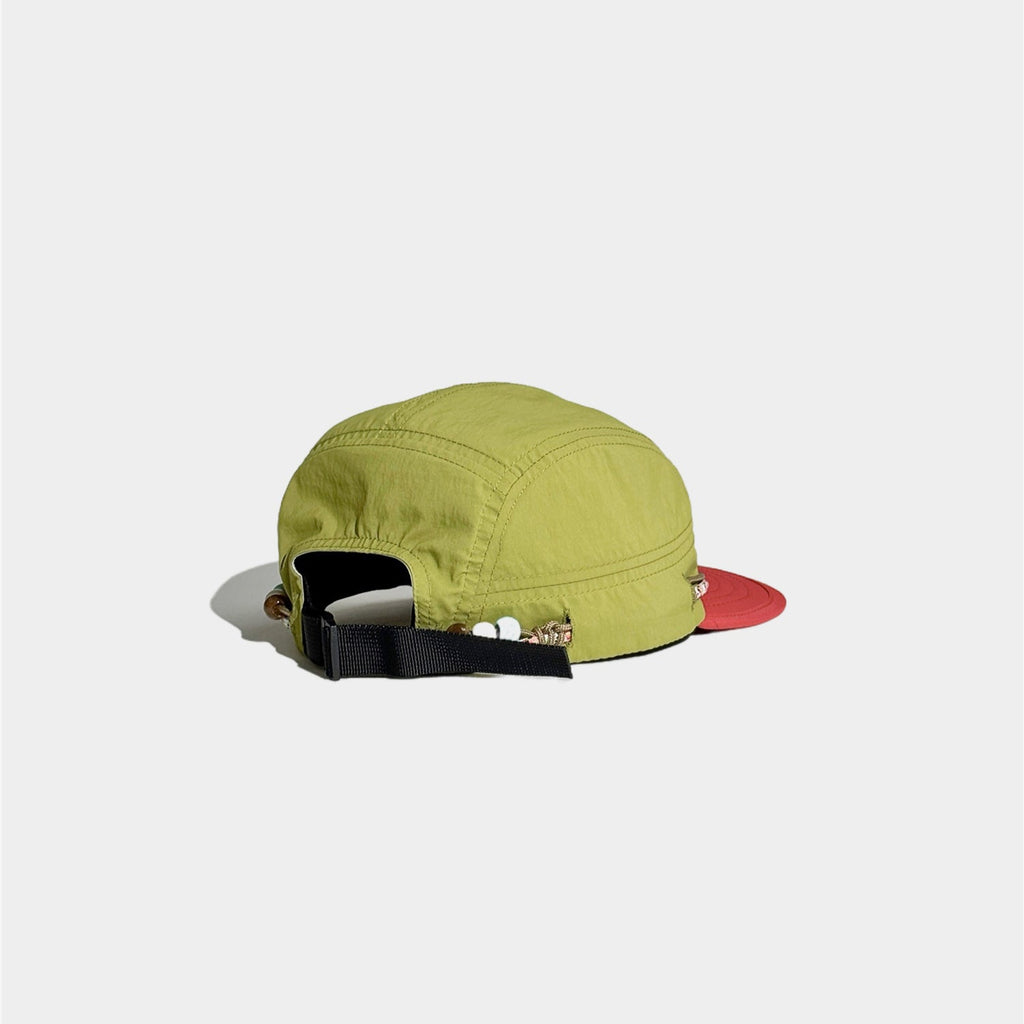 Retro Colour Block Five Panel Cap