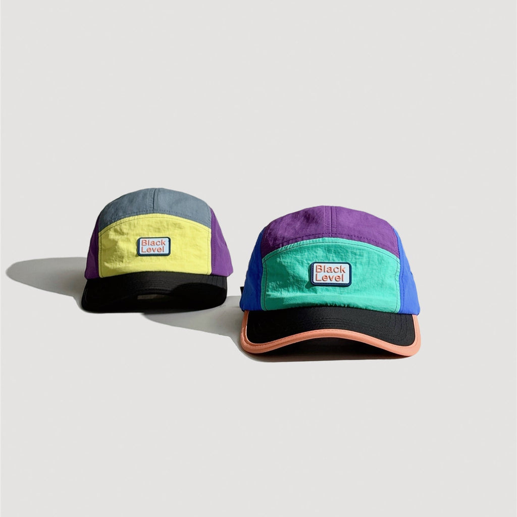 Colour Block Five Panel Cap