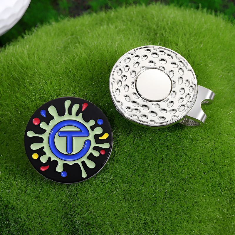 Mark Metal Magnetic Cartoon Ball Position Marker Personalized Golf Hat Clip