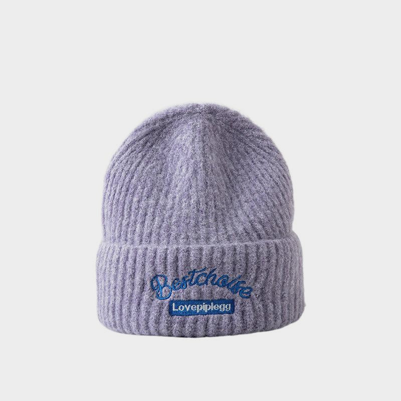 Wind Embroidered Warm Cold Hat Head Wrap Hat