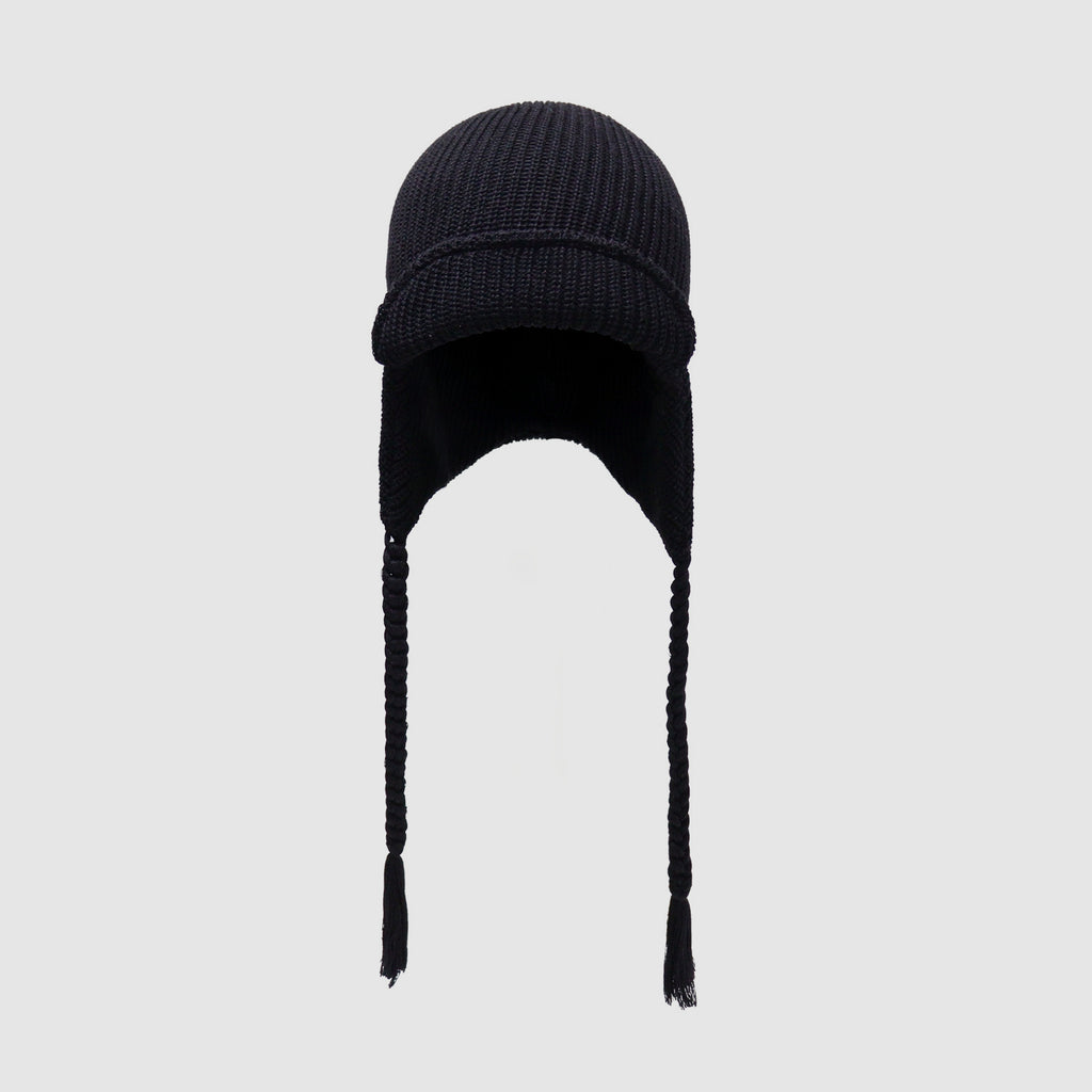 Cycling & Commute Knitted Tassel Ear Flap Hat