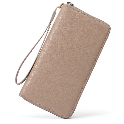 RFID Large Capacity Clutch Bag PU Bank Card Holder Wallet