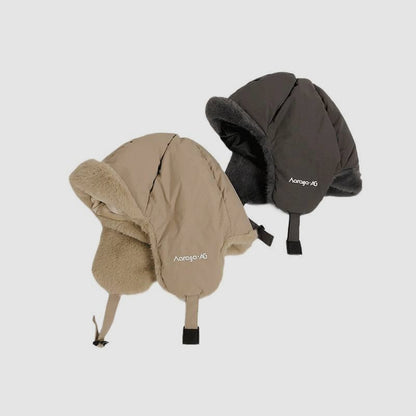 Down Cotton Warm Ear Protection Hat Cycling Windproof Helmet Liner Hat