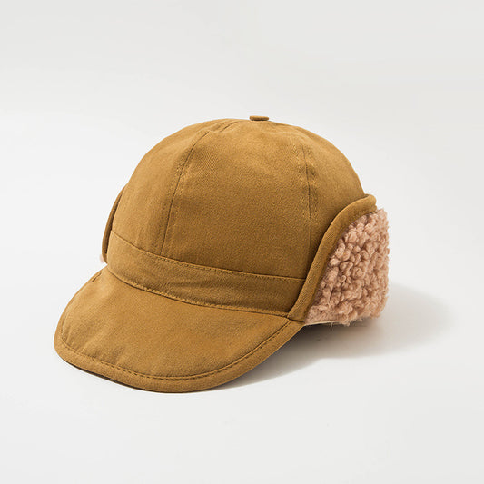 Lamb Wool Warm Thickened Trapper