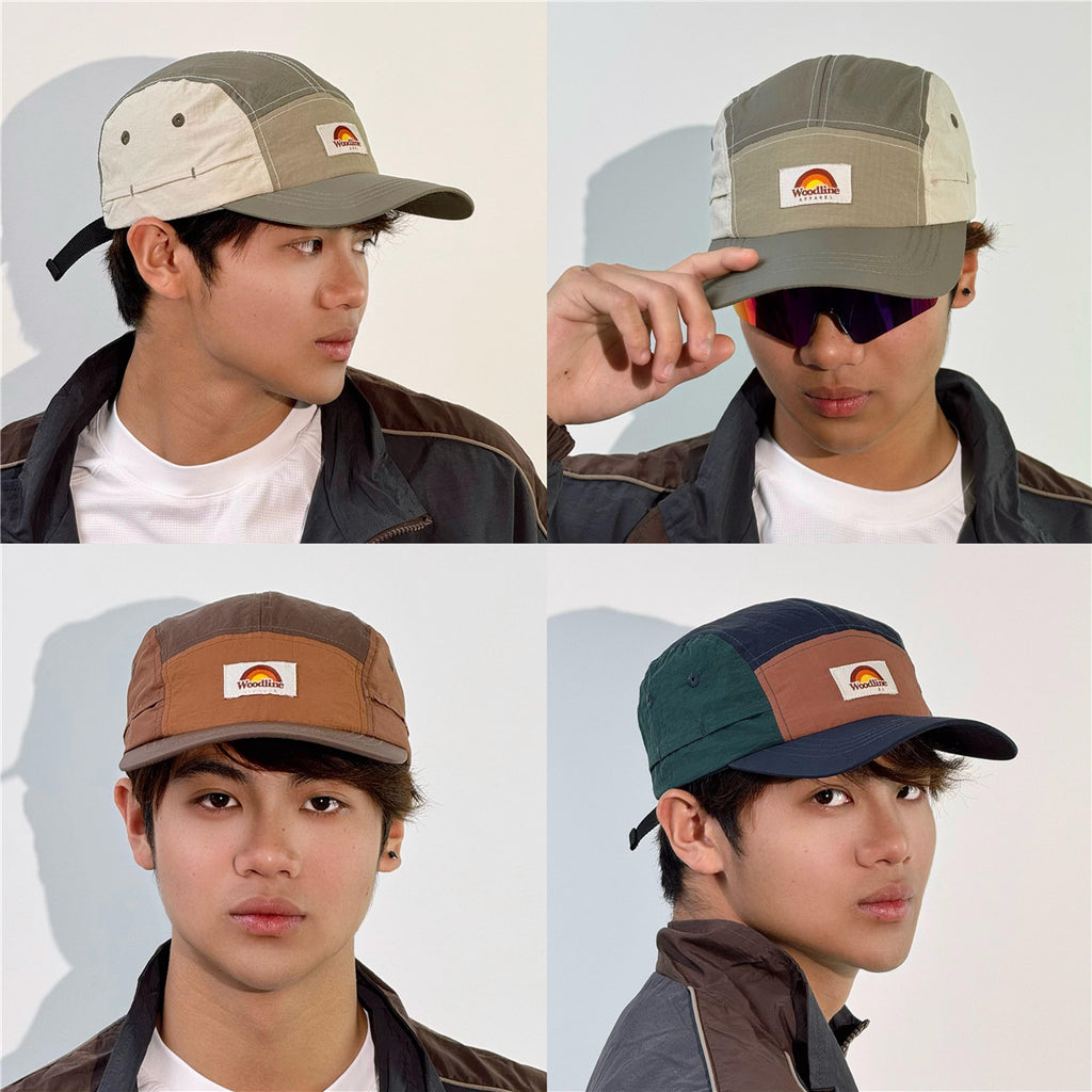 Color Collision Design 5 Panel Cap