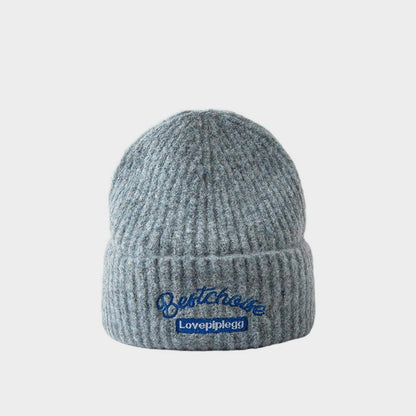 Wind Embroidered Warm Cold Hat Head Wrap Hat