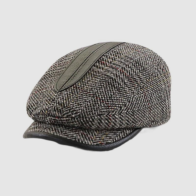 Patchwork Retro Flat Cap