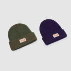 Color Block Knitted Cold-Proof Warm Beanie