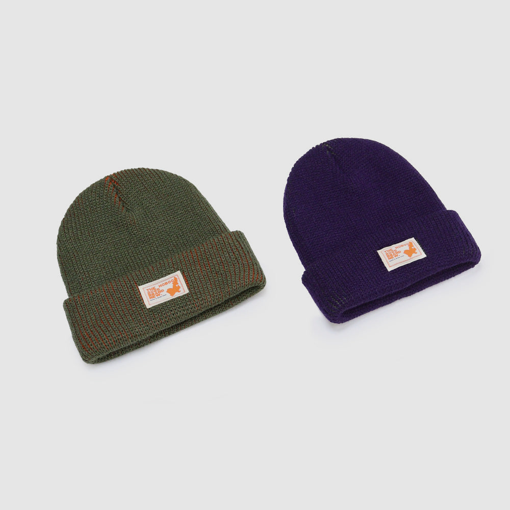 Color Block Knitted Cold-Proof Warm Beanie