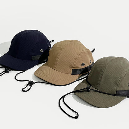 Casquette de baseball à cordon de serrage de style mécanique
