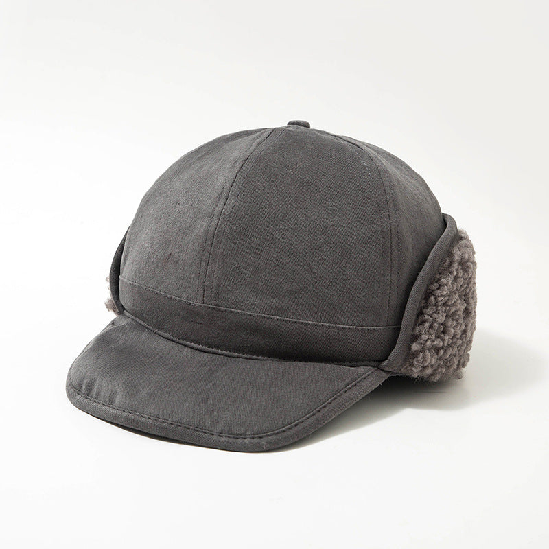Lamb Wool Warm Thickened Trapper
