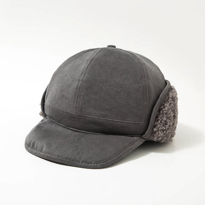 Lamb Wool Warm Thickened Trapper