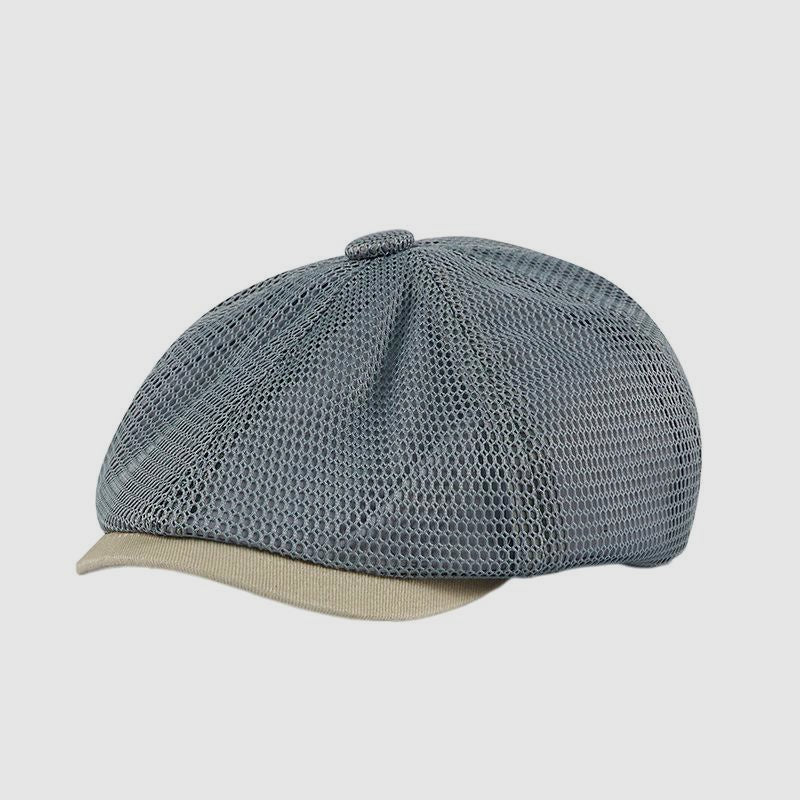 Breathable Mesh Flat Cap
