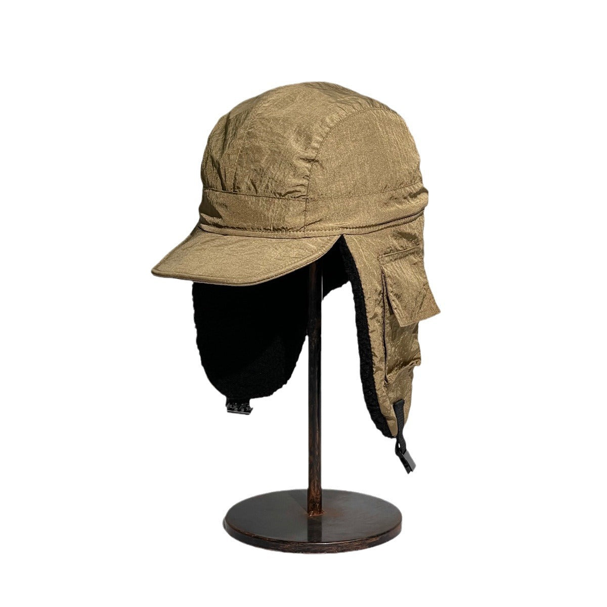 Winter Fleece Hat with Ear Protection – Windproof & Warm for Cycling