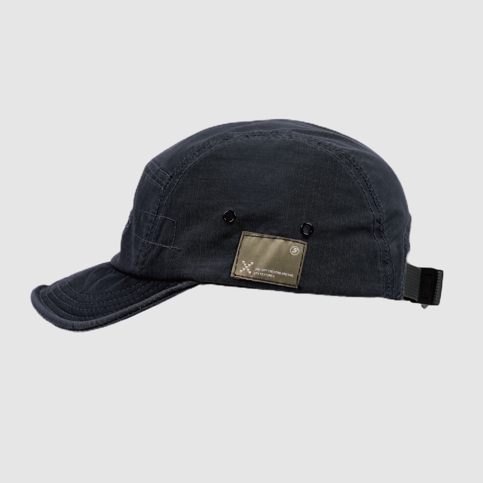 Thin Short Brim 5 Panel Cap