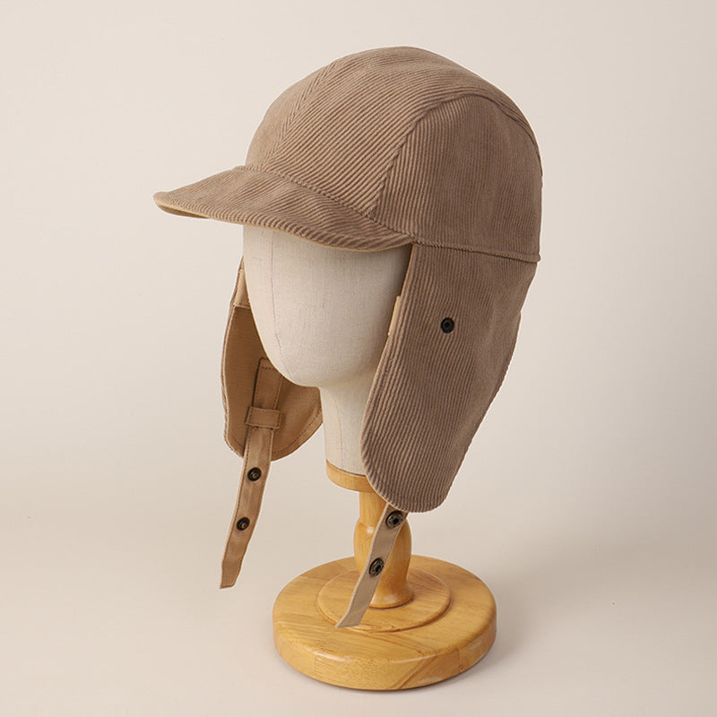 Reversible Corduroy Warm Trapper