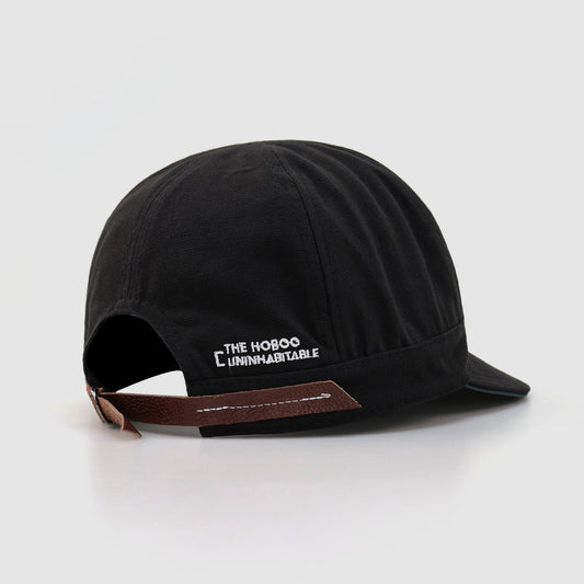 Verstellbare Baseballkappe aus weichem Leder mit Schnalle