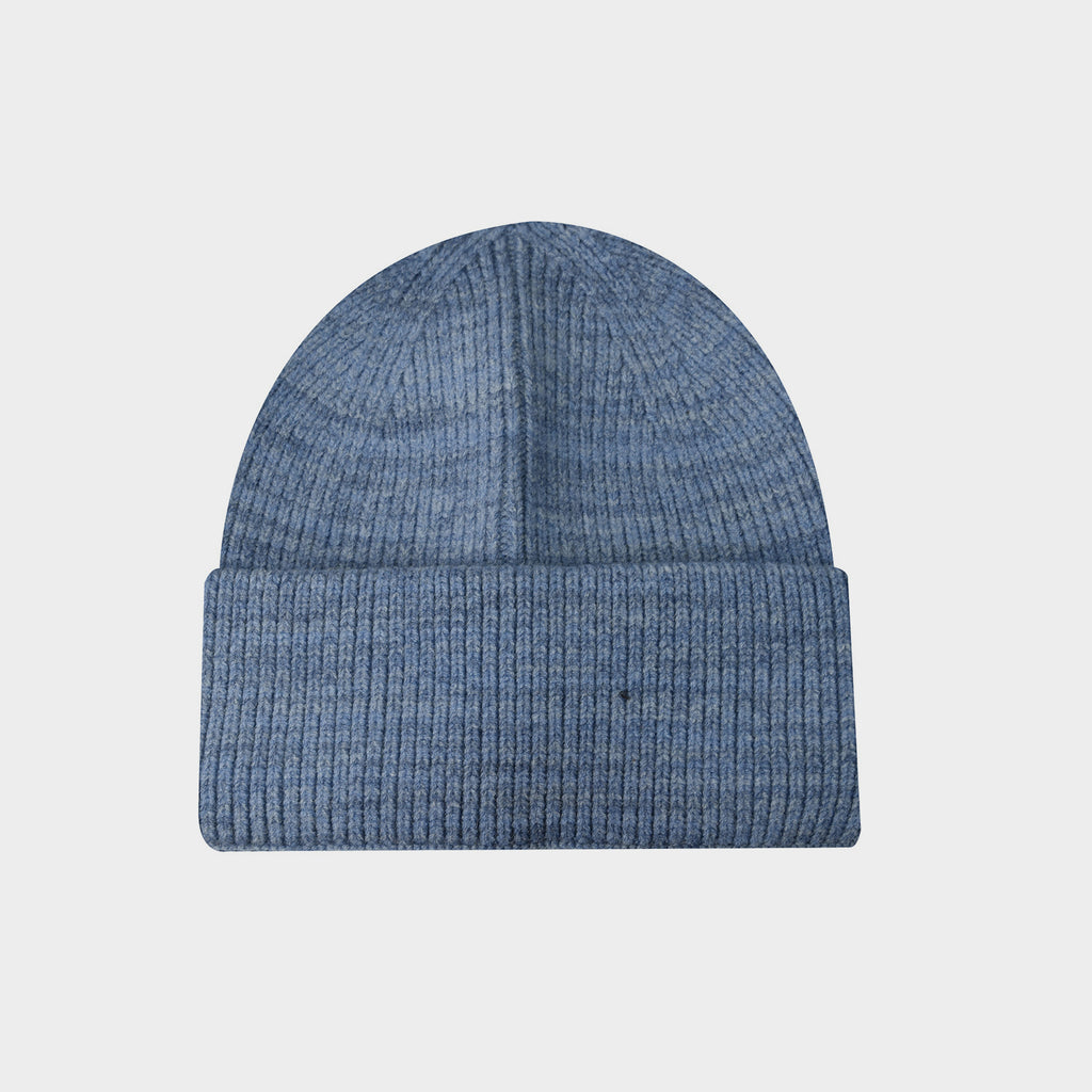 Rabbit Wool Core Spun Yarn Knitted Hat Double Folded Edge Wool Hat