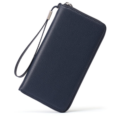 RFID Large Capacity Clutch Bag PU Bank Card Holder Wallet
