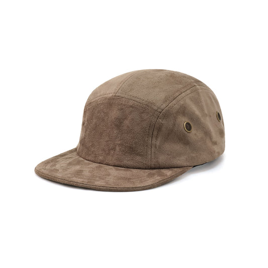 5-Panel-Cap aus Hirschledersamt