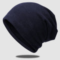 double-layer cotton polyester knit hat
