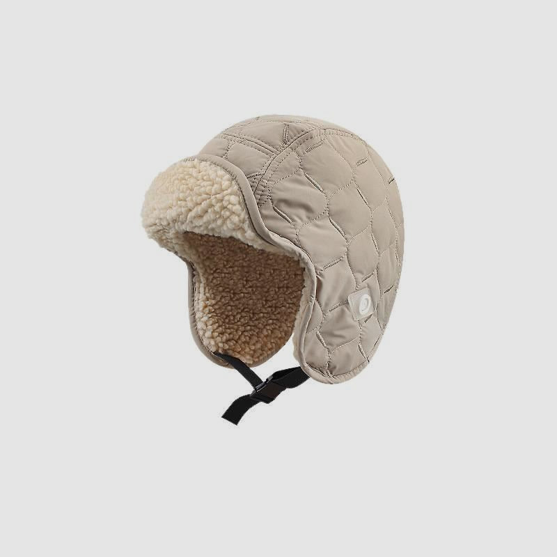 Reversible Lamb Wool Aviator Hat