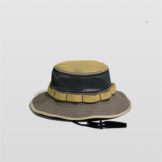 Mesh Breathable Color-Block Fisherman Hat