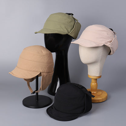 Nylon Waterproof Warm Thickened Ear Protection Hat