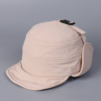 Nylon Waterproof Warm Thickened Ear Protection Hat