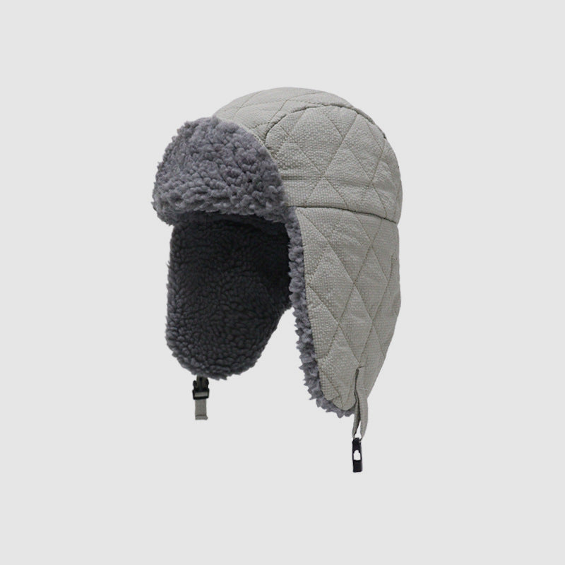 Thick Fleece Ear-Flap Trapper Hat for Cycling & Hiking