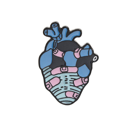 Exaggerated Heart Brooch