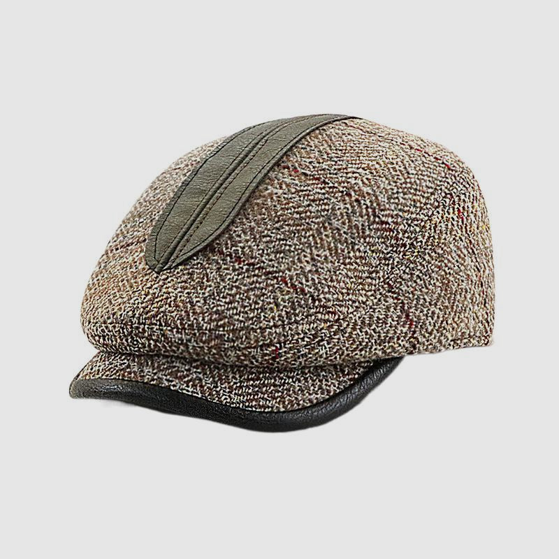 Patchwork Retro Flat Cap