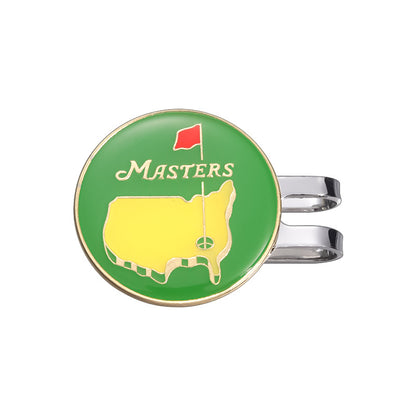 GOLF Metal Magnetic Ball Position Marker Personalized Cherry Blossom Butterfly Crown Golf Hat Clip