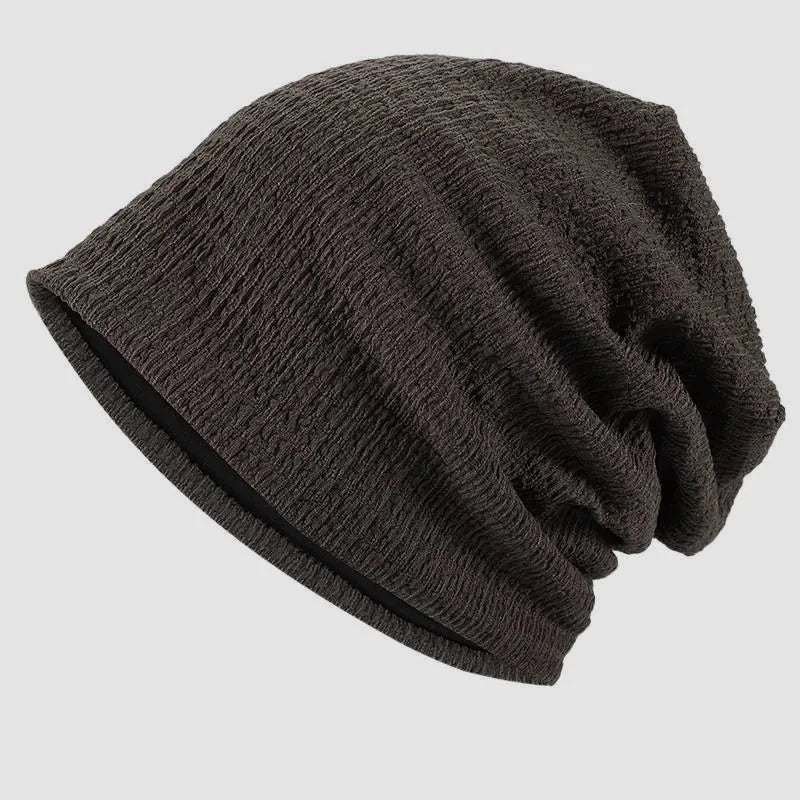 Textured Stretch Slouch Beanie