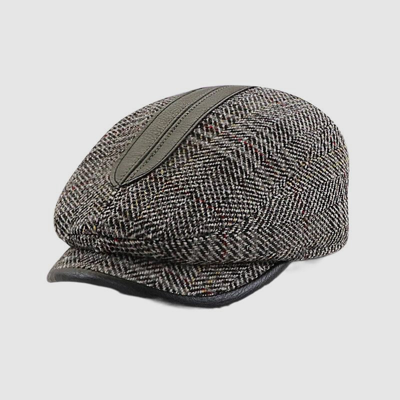 Patchwork Retro Flat Cap