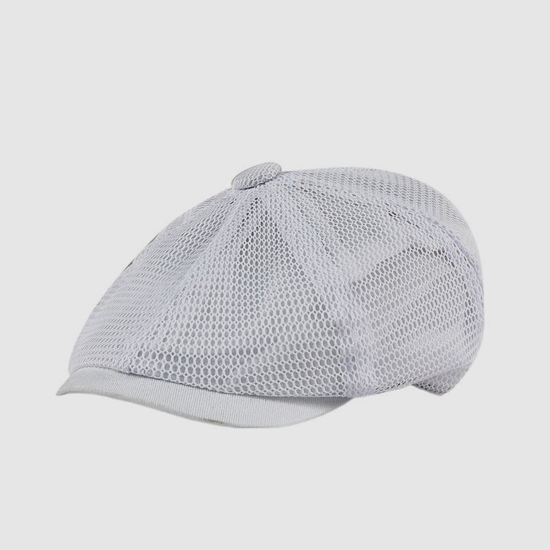 Breathable Mesh Flat Cap