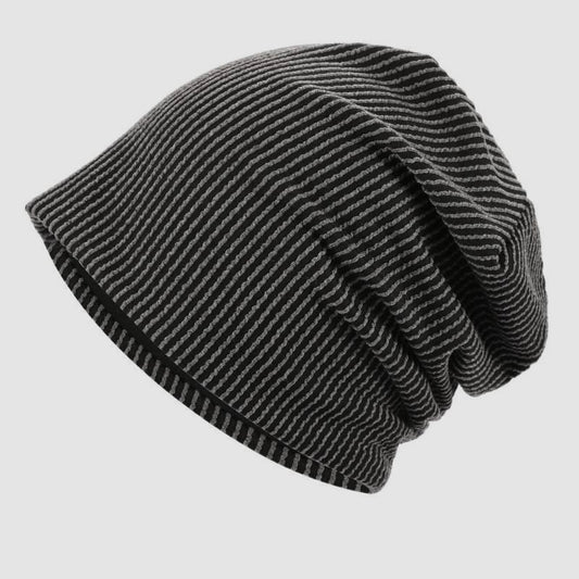 Men's Hat Large Head Circumference Beanie Unisex Loose Knitted Hat