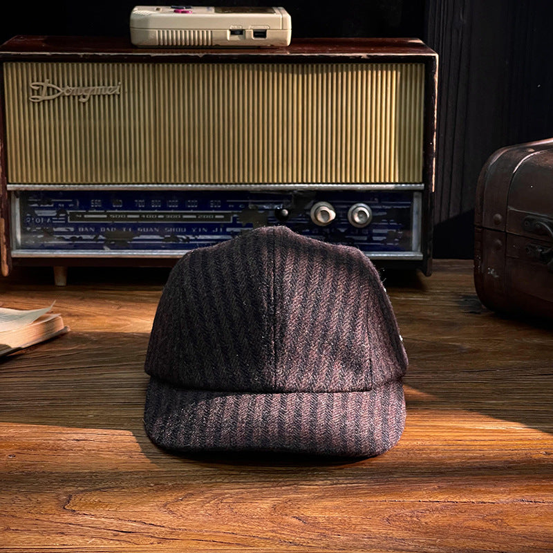 Vintage Workwear Wool Fleece 5 panel Cap