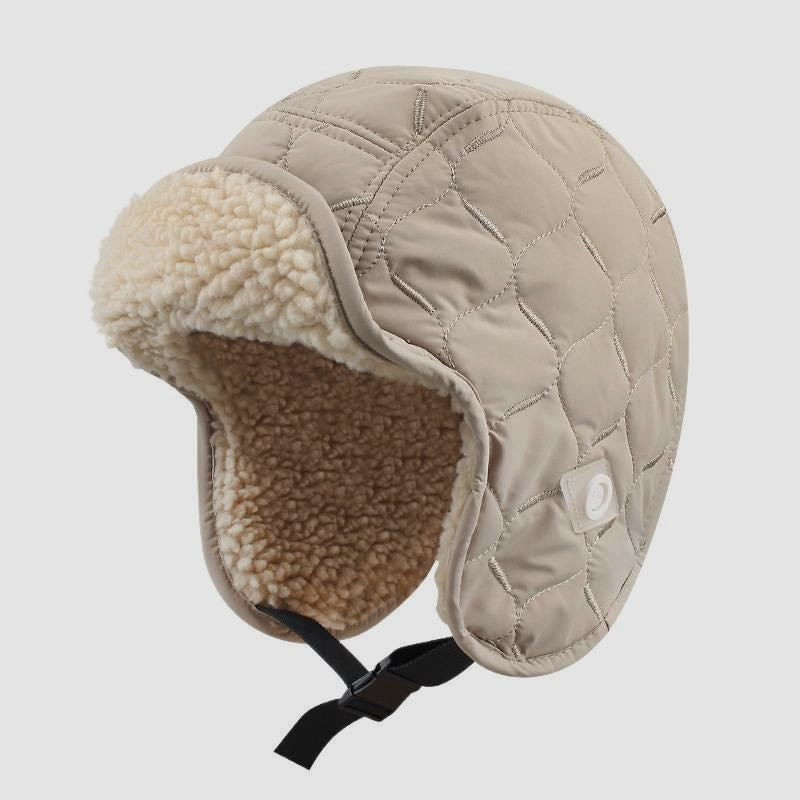 Reversible Lamb Wool Aviator Hat