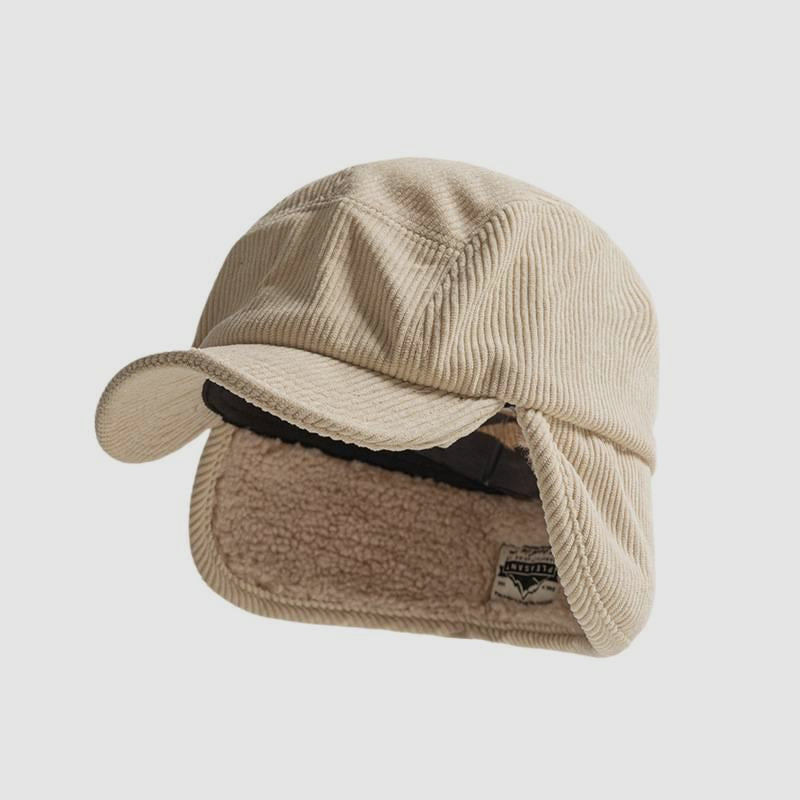 Retro Corduroy Winter Hat
