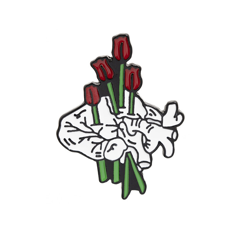 Exaggerated Heart Brooch