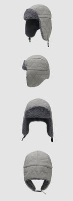 Thick Fleece Ear-Flap Trapper Hat for Cycling & Hiking