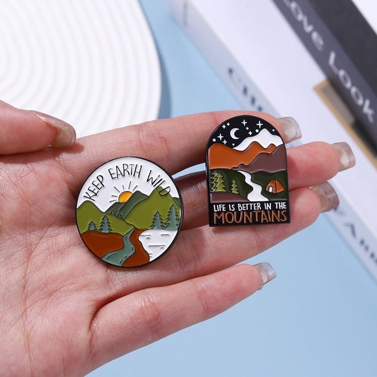 Irregular Badge Accessories Coat Hat Decoration