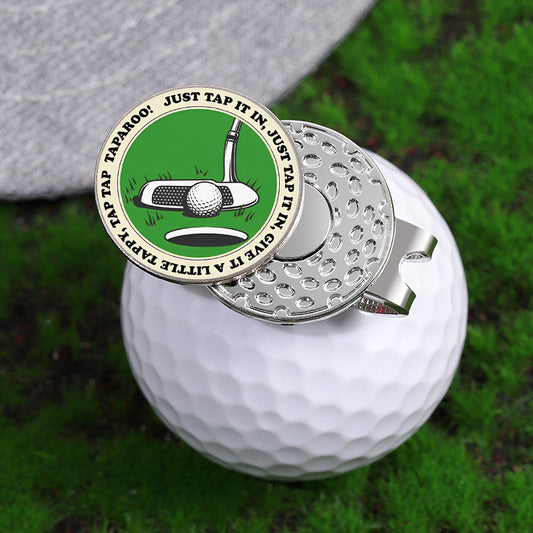Golf Marker Metal Detachable Cartoon Ball Position Cap Clip