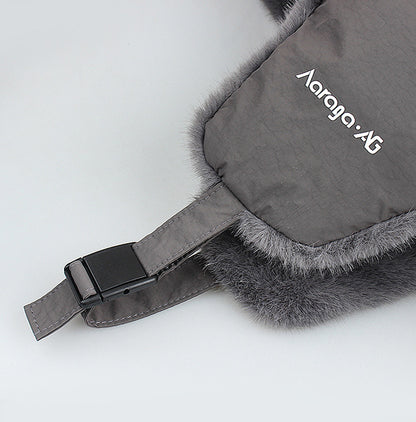 Down Cotton Warm Ear Protection Hat Cycling Windproof Helmet Liner Hat