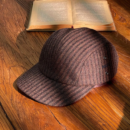 Vintage Workwear Wool Fleece 5 panel Cap